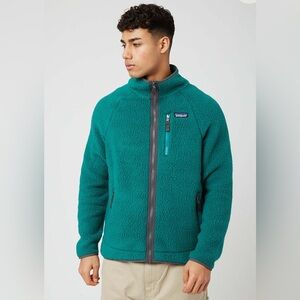 Patagonia Men's Teal Fleece Jacket